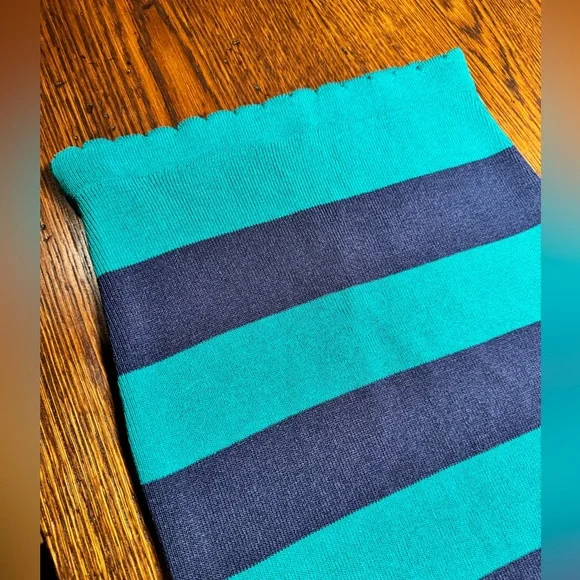 NWT By Anthropologie Colorblock Slim Midi Skirt, Size XS - Picture 4 of 7